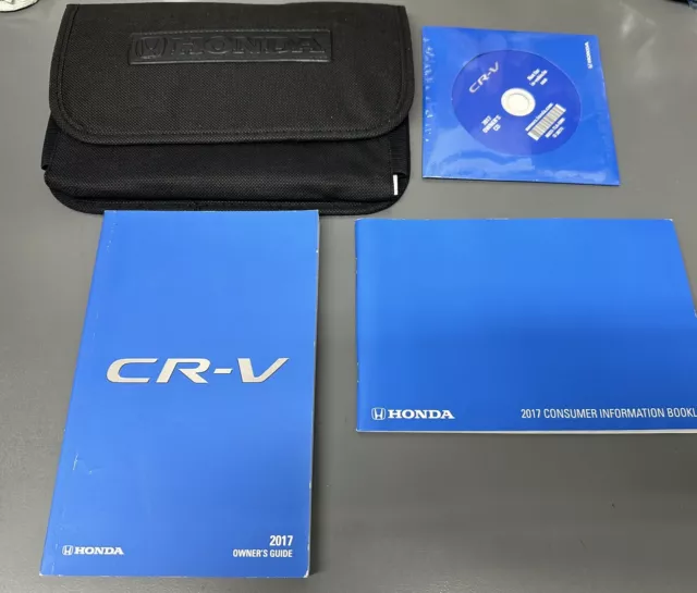 2017 Honda CRV Owner's Manual Book W Case Cd OEM Factory Cr-v LX EX EXL 17