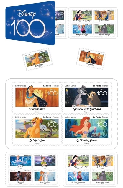 Bloc Collector France 2023 - 8 Timbres 100 Ans Des 24 Heures Du Mans Neufs