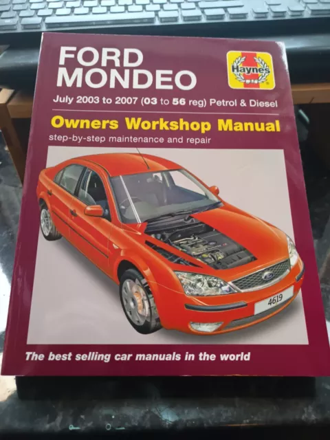 Ford Mondeo Petrol & Diesel (July 03 - 07) Haynes Repair Manual (Paperback)
