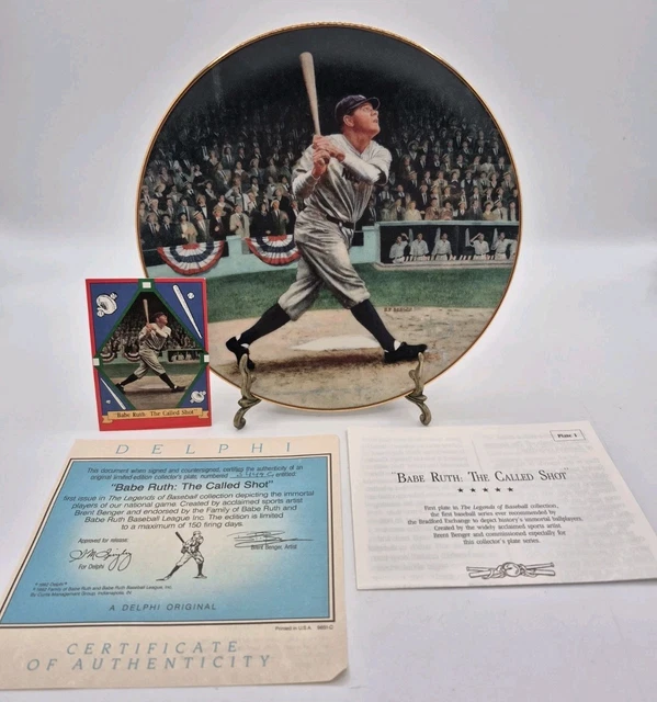 BABE RUTH THE Called Shot 1992 Delphi Baseball Card Legends new york  yankees $5.46 - PicClick CA