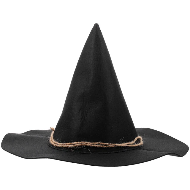 ELEGANT STYLE WITCH Hat Decorative Halloween Costume Black Cosplay £8.