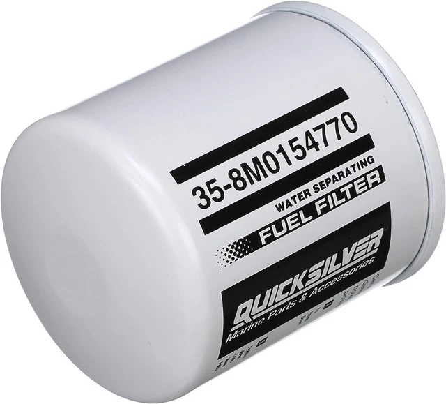 Marine Parts Outboard Fuel Filter With 3/8" Barbs – Fits Evinrude 40-200HP (Replaces 5005266, 5007326, 18-7722)