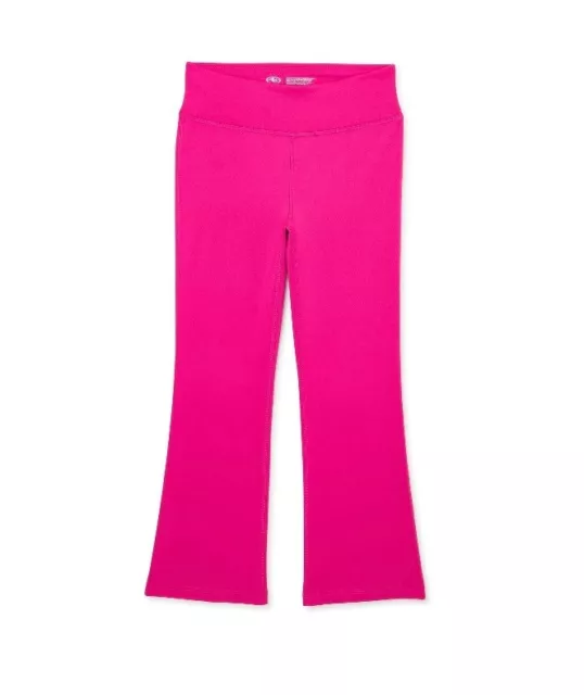 Athletic Works Girls Size XXL (18) Pink Knit Flare Leggings New With Tags