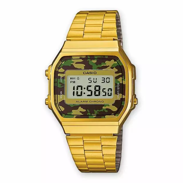 Casio A168wegc-3ef Orologio Casio Collection A168 Camouflage lac