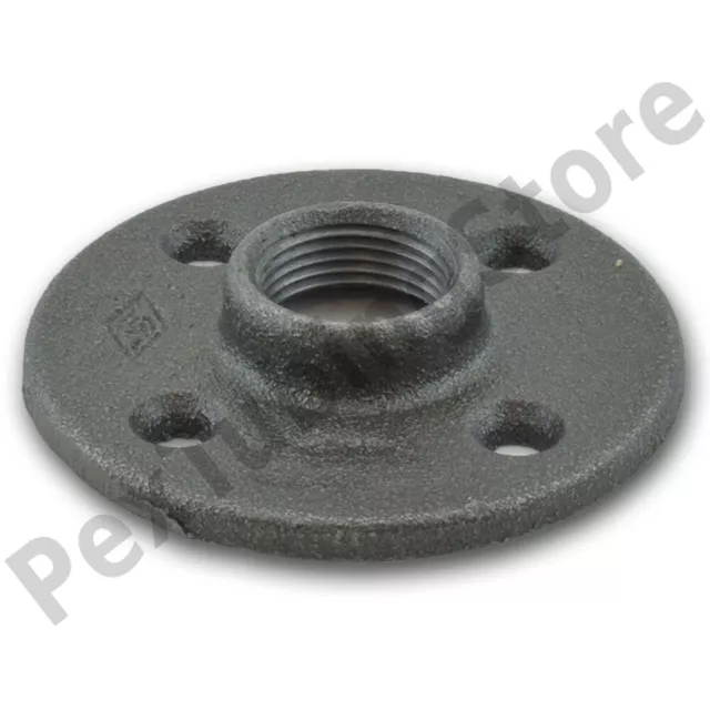 (30) 1/2" Black Malleable Iron Floor Flanges