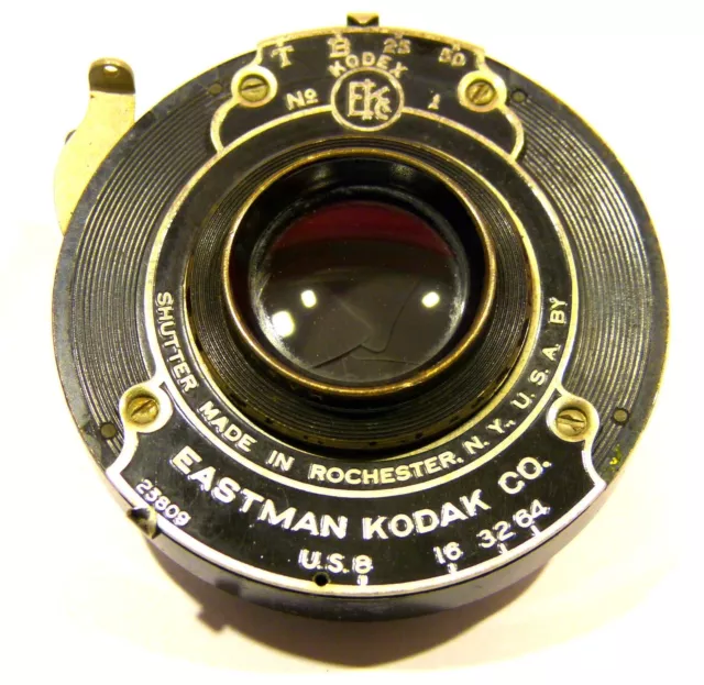 EASTMAN KODAK VERSCHLUSS FÜR Kodak Junior No.1  Balgenkamera ANTIK KODEX No. 1