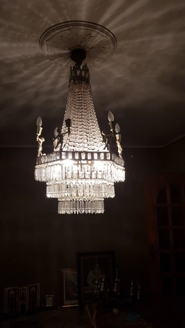 lampadario cristallo antico Cristallo Di BOEMIA