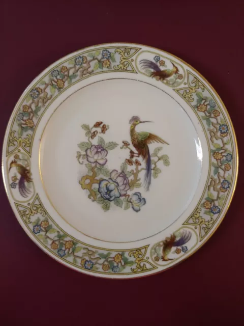 Set of 6 Epiag Bread Plates 6.5" Bird of Paradise Floral 6257 CZECH Vintage