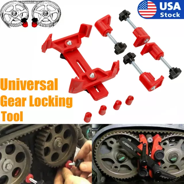 Gear Locking Tool Universal Camshaft Dual Cam Clamp Alignment Timing Belt Holder