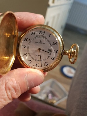 Colibri di Londra Ciondolo Orologio al Quarzo Tono Oro Madre e bambino ha bisogno di batteria 