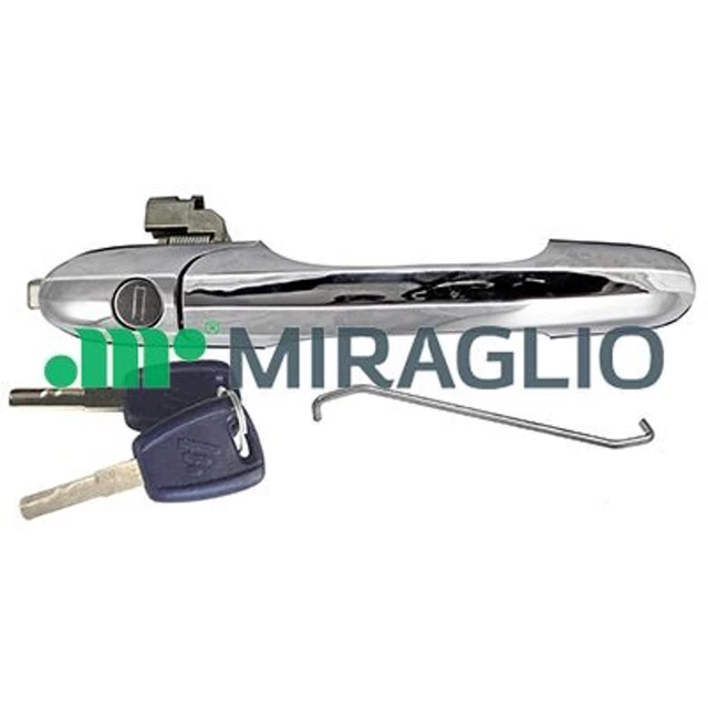 Maniglia porta MIRAGLIO 80/604 destra plastica per FIAT 500 312AG1A 312AXG1A 312 GPL