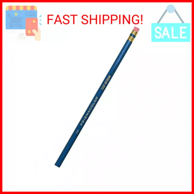 Prismacolor Col-Erase Erasable Colored Pencil, 12-Count, Blue (20044)