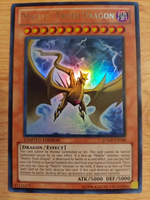 Malefic Truth Dragon - JUMP-EN048 - Near Mint NM - Ultra Rare - Limited Edition