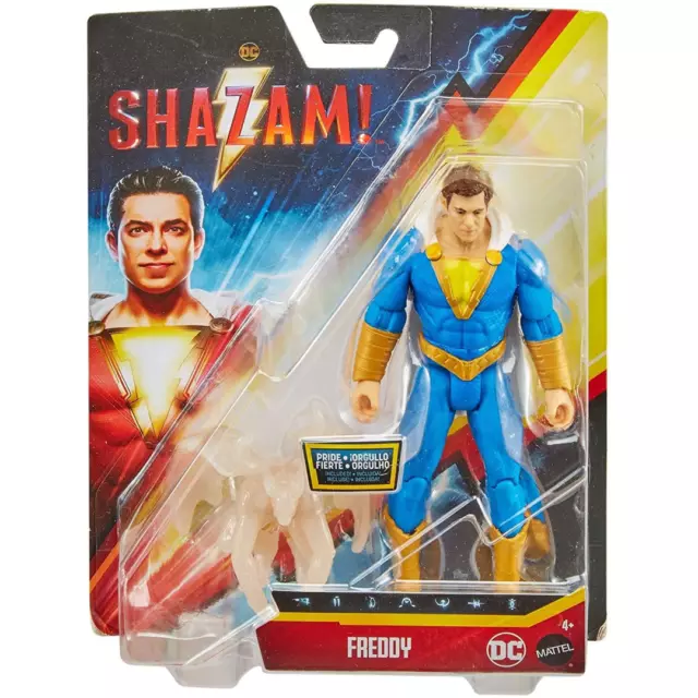 Mattel DC Comics Freddy Shazam Action Figures + Pride New Boxed Kids