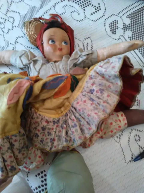 antique topsy turvey doll