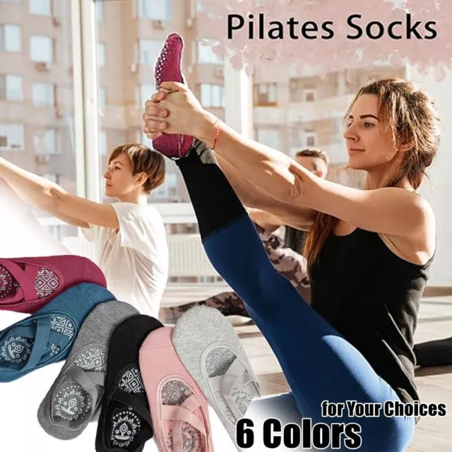 Breathable Pilates Socks with Straps Elasticity Ballet Socks Yoga Socks