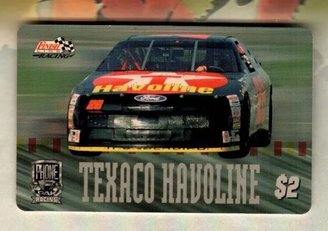 FINISH LINE RACING Texaco Car 28, NASCAR ( 1996 ) Phone Card ( EXP. ) V1
