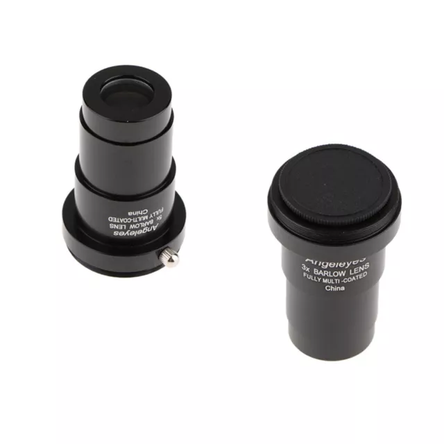 2pcs Telescope Barlow Lens 5X 3X Eyepiece Astronomy Accessory For Nikon