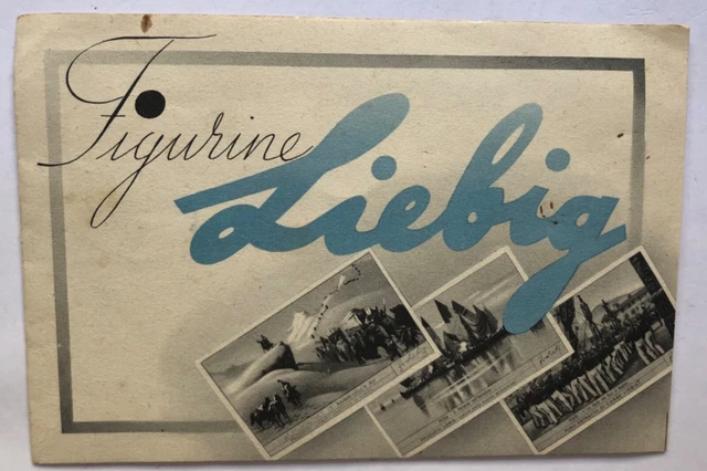 Cartolina Presentazione Regolamento Raccolta Figurine Liebig