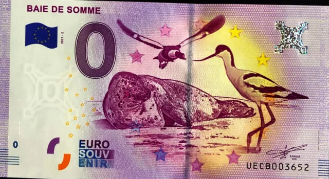 Billet 0 Zero Euro Souvenir Touristique Baie De Somme  2017-2