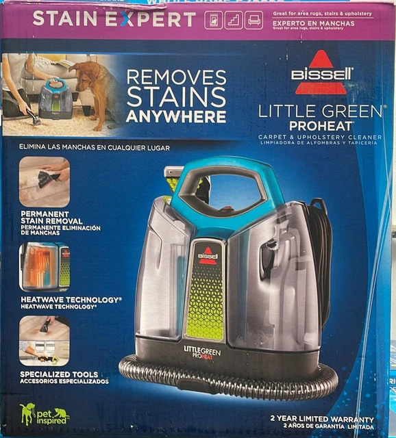 BISSELL® LITTLE GREEN ProHeat Portable Carpet Cleaner NEW! 163.99