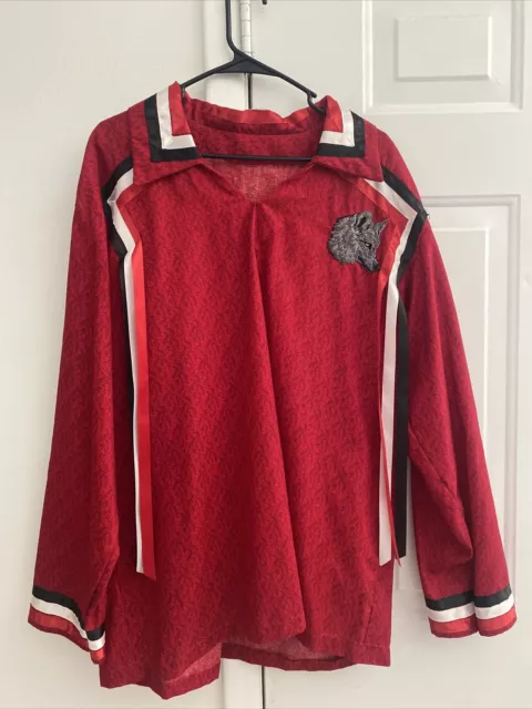 native american ribbon shirt HANDMADE unisex size large