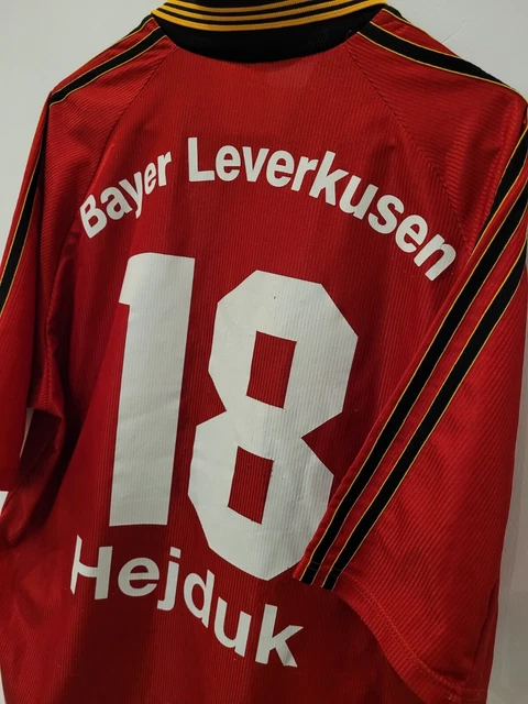 Originales Frankie Hejduk Bayer Leverkusen Trikot 1998/99 Football Shirt 4