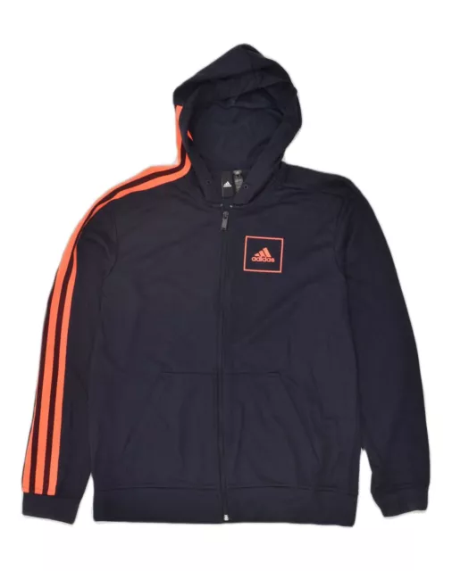 Adidas navy polyester tracksuit online