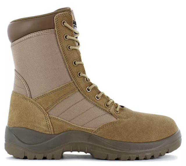 Magnum Centurion 8.0 Sz Sidezip Utilizar Botas Braun M801385-087 Táctico Boots