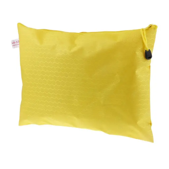 carpeta impermeable bolsa artículos de oficina amarillo A4 A4