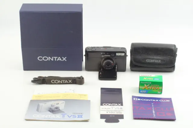 [NEAR MINT in Box] Contax TVS III Black Point & Shoot 35mm Film Camera  JAPAN 2