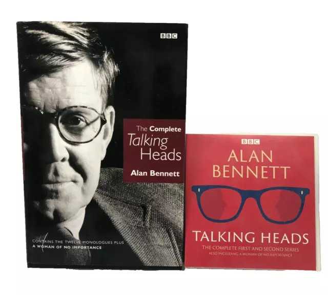 Alan Bennett Talking Heads Signed Book Complete BBC 1-2 Series CD's KX14 R128