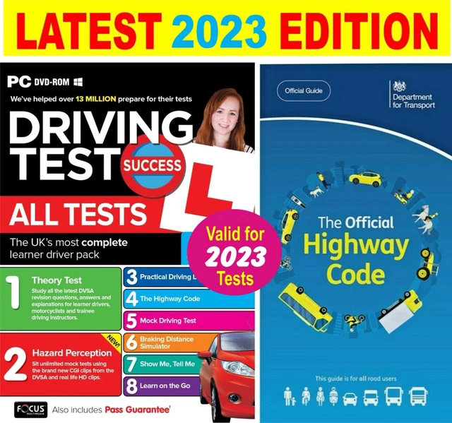 DRIVING THEORY TEST And Hazard 2023 Cd Dvd And Official Highway Code driving-theory-test-and-hazard-2023-cd-dvd-and-official-highway-code
