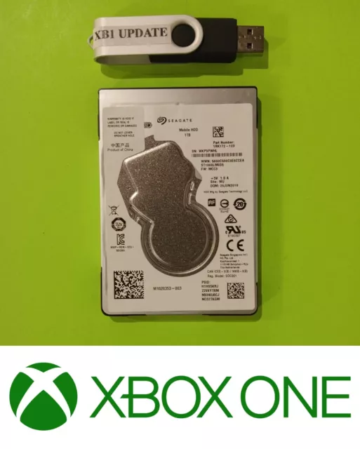 XBOX ONE INTERNAL 1TB HGST HARD DISK DRIVE UPGRADE REPLACEMENT PART SLIM S