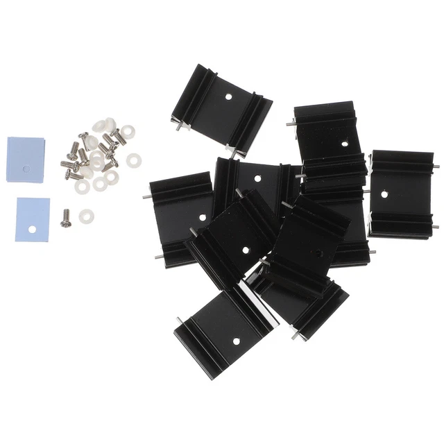 VOLTAGE REGULATOR HEAT Sink Aluminum Radiator Sinks Stabilizer Cooler £