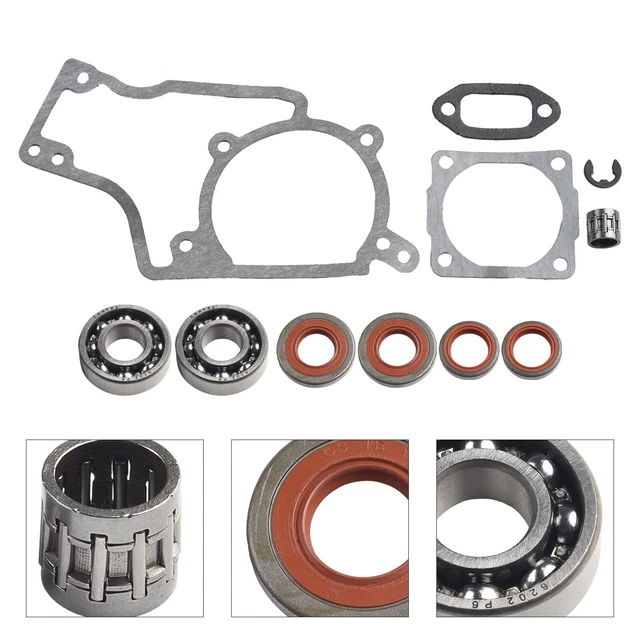 Per Stihl 028 28AVS Kit cuscinetti albero motore super guarnizione facile instal
