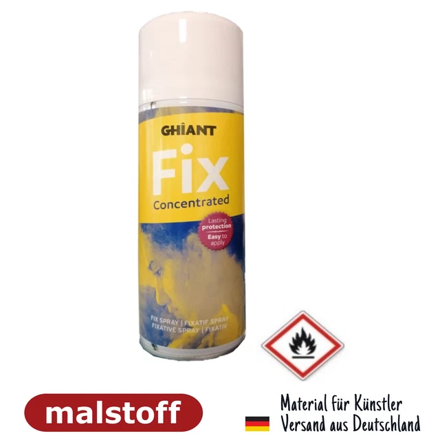 Fixativ Konzentrat Spray 400ml für Pastell Zeichnungen Ghiant bei Malstoff