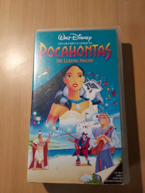 POCAHONTAS une légende indienne Walt Disney / cassette video VHS SECAM