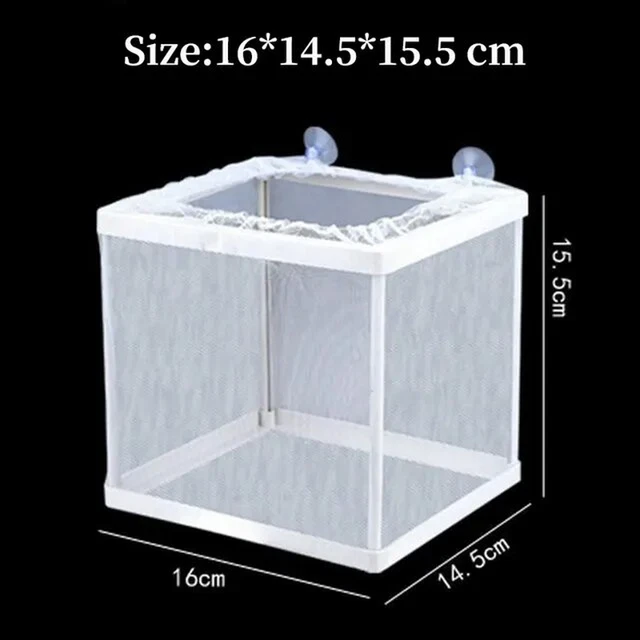 1 Pc Aquarium Fish Breeding Breeder Box Baby Fish Hatchery Isolation Net Fish Ta