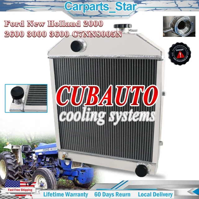 Tractor Aluminum Radiator For Ford New Holland 2600 3000 3600 Models C7NN8005N