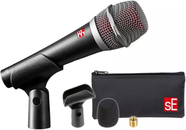 sE Electronics V7 Dynamic Vocal Microphone w/ Clip and Bag