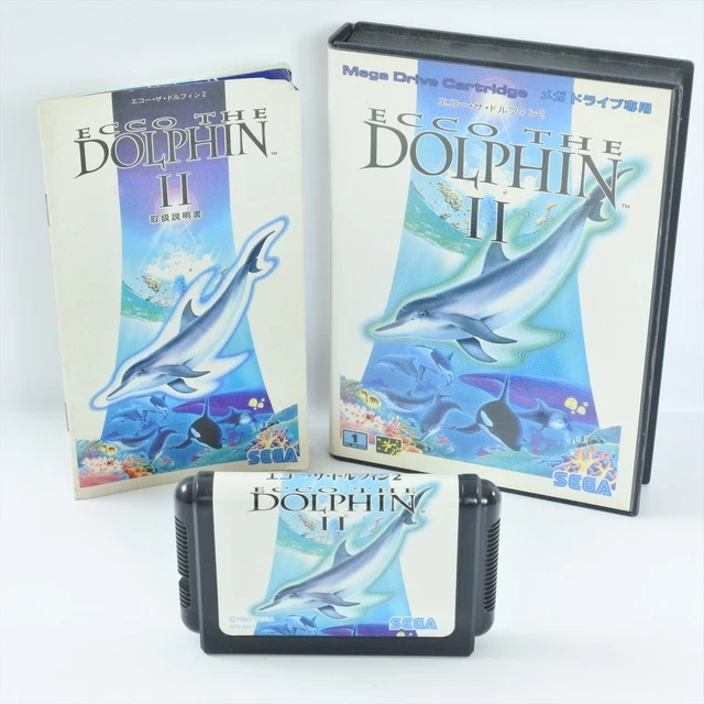 ECCO THE DOLPHIN II Sega Megadrive/Genesis NTSC-J Reg.card EUR 49