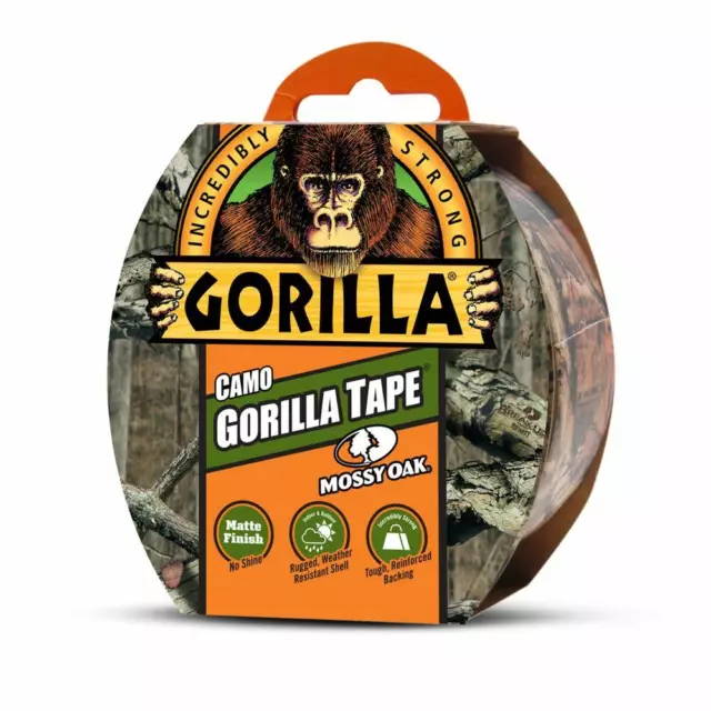 Gorilla Tape Camo 48mm x 8,2m Extra dickes und klebriges Wetterfestes Klebeband