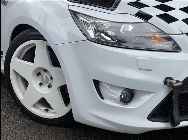 Ford Focus Glänzend Schwarz Türflügel Spiegelabdeckungen Kappen Focus