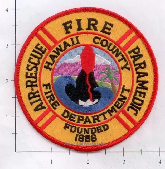 Hawaii - Hawaii County HI Fire Dept Air Rescue Fire Patch