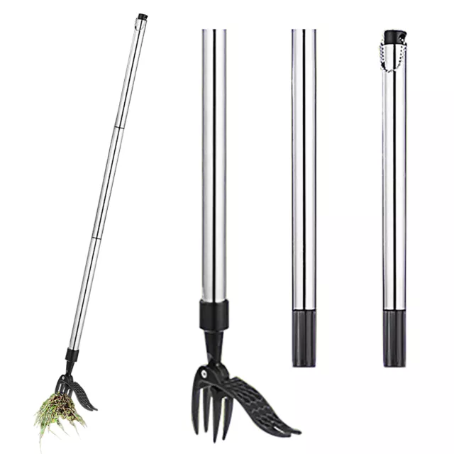 Without Bending Weed Puller Adjustable Long Handle Backyard With Foot Pedal
