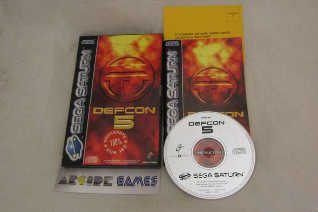 DEFCON 5 SEGA SATURN COMPLET (vendeur pro)