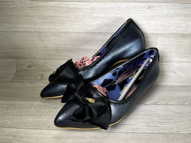 SCARPE BASSE BLU a scelta irregolare taglia 5 mint fetta nuove EUR