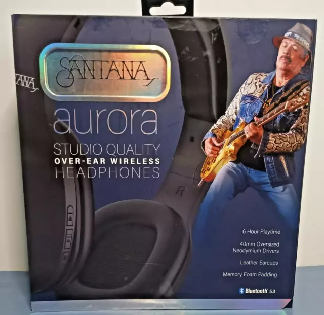Santana AURORA Studio Quality Over-Ear Wireless Headphones Bluetooth 5.3