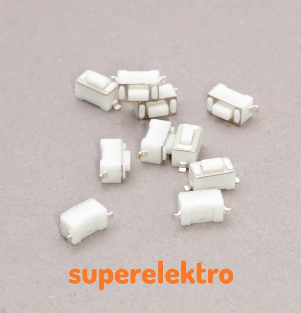 10X SMD-TASTER MIKROTASTER Kurzhubtaster Minitaster Mikrotaster 3x6x4 ...